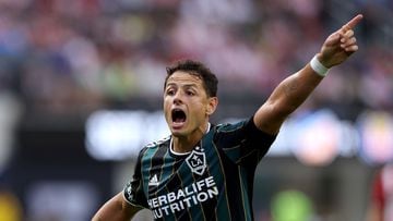 Javier Hernández during a game with the LA Galaxy.