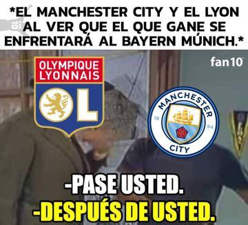 Los mejores memes de la eliminación del Manchester City en Champions League