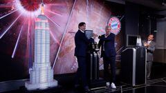 El homenaje del Empire State al Bayern Múnich en Nueva York