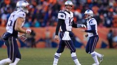 DENVER, CO - DECEMBER 18: Quarterback Tom Brady #12 of the New England Patriots walks off the field after failing to convert a third down in the third quarter of a game against the Denver Broncos at Sports Authority Field at Mile High on December 18, 2016 in Denver, Colorado.   Sean M. Haffey/Getty Images/AFP == FOR NEWSPAPERS, INTERNET, TELCOS &amp; TELEVISION USE ONLY ==