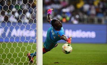 Burkina Faso's goalkeeper Herve Kouakou Koffi