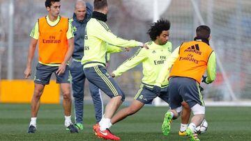 Marcelo trains with group, in squad for Roma clash