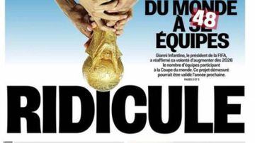 Diario francés llama "ridículo" al Mundial que propone la FIFA