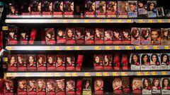 HOUSTON, TEXAS - JUNE 16: Revlon hair products are seen in a Walmart Supercenter on June 16, 2022 in Houston, Texas. Revlon, the 90-year-old cosmetics giant, filed for Chapter 11 bankruptcy due to financial woes and mounting celebrity competition. (Photo by Brandon Bell/Getty Images)