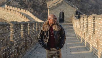 El exboxeador estadounidense Floyd 'Money' Mayweather en la Gran Muralla China