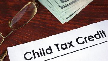 Hoja con la leyenda &#039;Child Tax Credit&#039; v&iacute;a Getty Images.