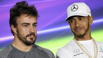 El primer roce de la temporada entre Alonso y Hamilton