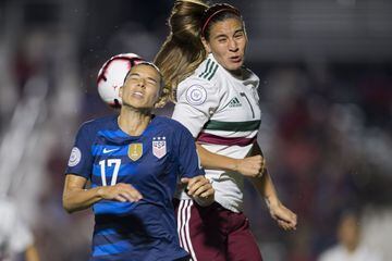 México cayó 6 goles por 0 ante Estados Unidos en el primer partido para ambas escuadras del Campeonato Femenil del Premundial de Concacaf; Morgan y Rapinoe brillan.