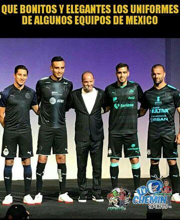 Los memes se burlan de los nuevos uniformes de Liga MX