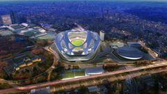 Imagen del proyecto de las instalaciones que acoger&aacute;n los Juegos Ol&iacute;mpicos de Tokio 2020.