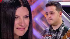 Factor X: Laura Pausini llora con la historia de Jorge Lebron