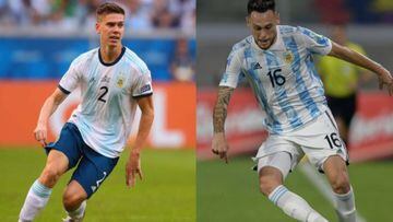 Ocampos y Foyth, descartes de Scaloni para la Copa América