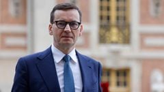 Polandx92s Prime Minister Mateusz Morawiecki arrives at the Palace of Versailles, near Paris, on March 11, 2022, for the EU leaders summit to discuss the fallout of Russia&#039;s invasion in Ukraine. - EU leaders are scrambling to find ways to urgently ad