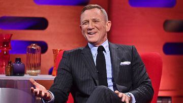 23 September 2021, United Kingdom, London: English actor Daniel Craig attends the filming of the Graham Norton Show at BBC Studioworks 6 Television Centre, to be aired on BBC One on Friday. Photo: Matt Crossick/PA Wire/dpa
 23/09/2021 ONLY FOR USE IN SPAIN