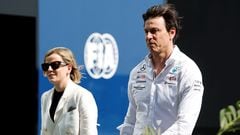Susie y Toto Wolff, en el GP de Arabia Saudí.