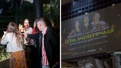 La Academia: La reacción de Cesia, Andrés y Mar al verse en las pantallas del WTC