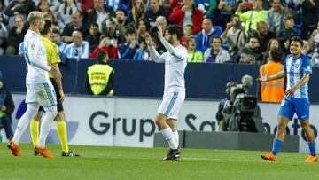 Málaga 1-2 Real Madrid: resumen, resultado y goles del partido