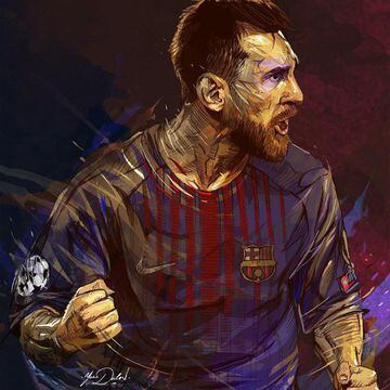 The #MessiArt competition reaches the final stage with the final 10 designs being selected for the final. The winning creation will receive a signed copy signed by the Barça player The competition is also associated in helping fight Child Cancer in conjun
