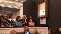 Banksy trolea la subasta de su cuadro una vez vendido por m&aacute;s de un mill&oacute;nn de euros