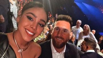 Danna Paola y Lionel Messi