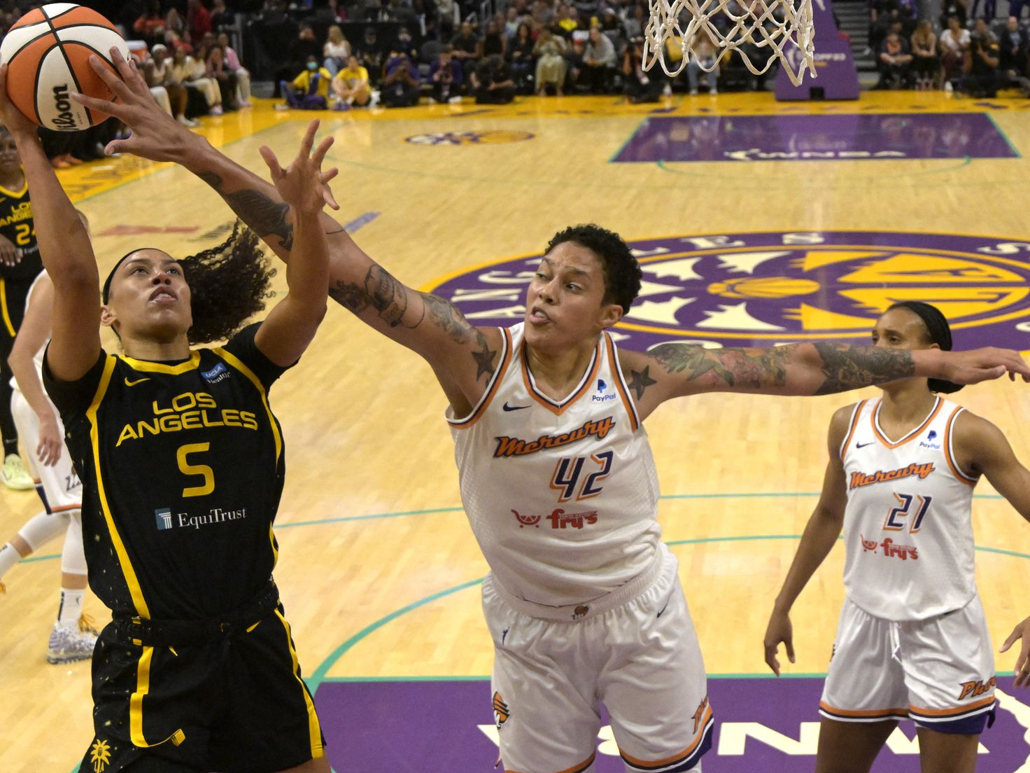 Official los Angeles Lakers Wnba Los Angeles Sparks Back-To-Back