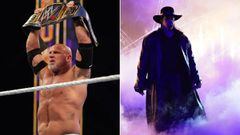 Goldberg y Undertaker durante el WWE Super ShowDown 2020.
