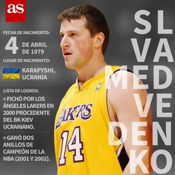 'Slava' fue campeón de la NBA en dos ocasiones con Los Ángeles Lakers.