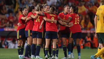 España vs australia femenino