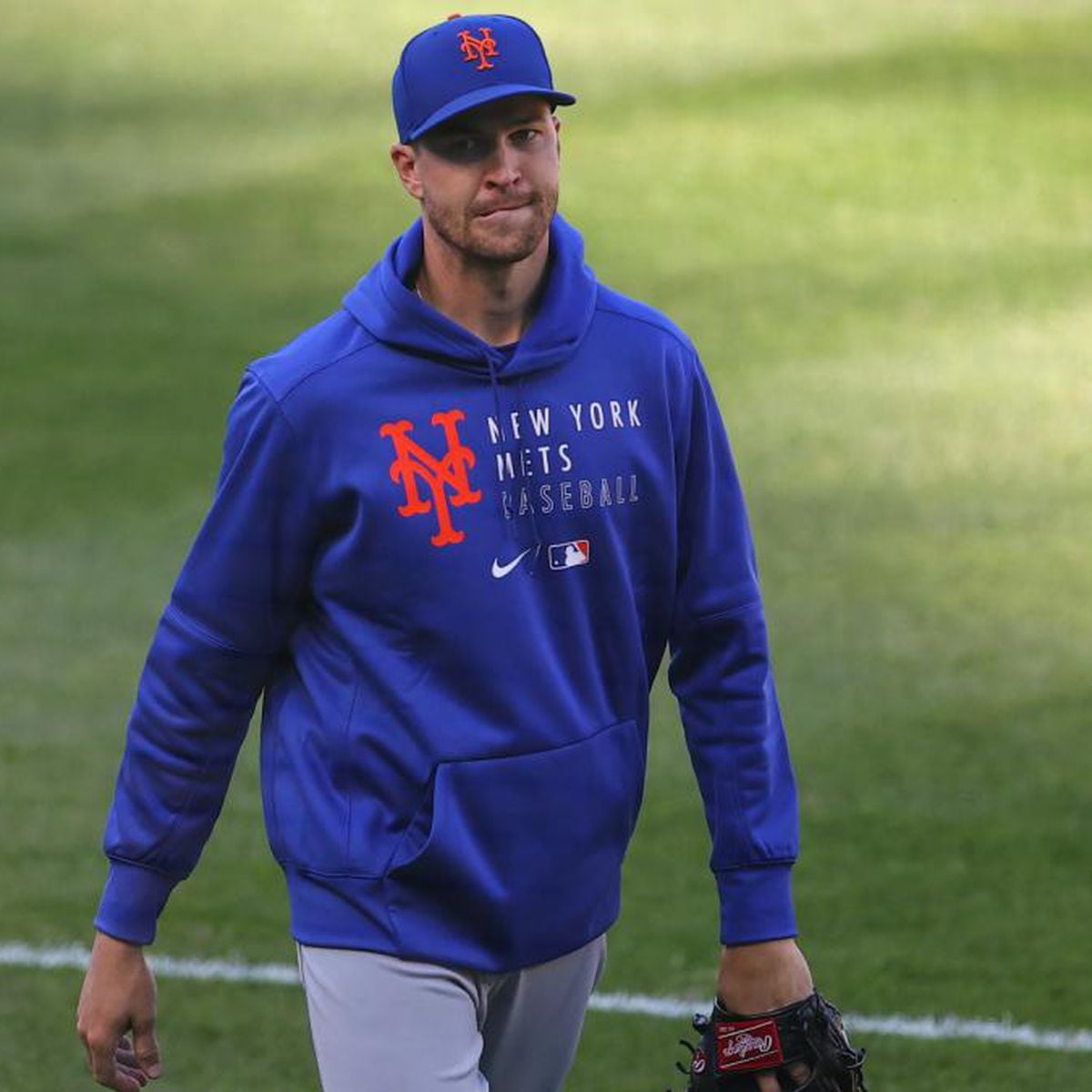 Jacob deGrom plays catch after MRI results