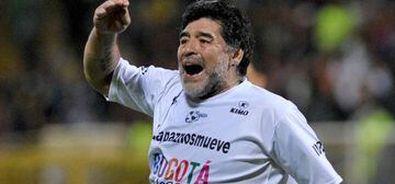 Diego Armando Maradona en Bogot&aacute;