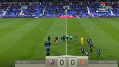 Resumen del Huesca vs Sporting de LaLiga SmartBank