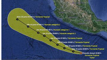 “Celia” se convertirá en huracán, prevé Conagua: trayectoria y afectaciones en México
