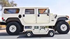 This Giant Hummer is 21 feet tall with a living room and bathroom inside. It belongs to  Sheikh Hamad bin Hamdan al Nahyan of the royal family of the UAE.
