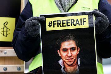 Saudi blogger Raif Badawi has been released from prison in Saudi Arabia after serving a 10-year sentence for advocating an end to religious influence on public life, his wife told AFP.