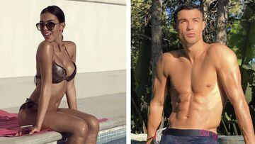 Georgina luce su embarazo en bikini junto a Cristiano Ronaldo. Foto: Instagram
