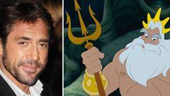 Javier Bardem podría encarnar al Rey Tritón en el remake de 'La Sirenita'