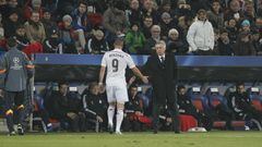 Ancelotti y Benzema, en la primera etapa del italiano en el Real Madrid. 