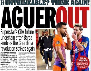 Reports in the Daily Mirror cast doubt over Agüero's future at City
