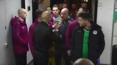 Guardiola y el técnico del Wigan se encararon en los vestuarios