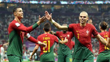 Portugal se apuntó como candidato al título en el Mundial de Qatar después de golear 6-1 a Suiza con Cristiano Ronaldo como suplente y Ramos como figura.