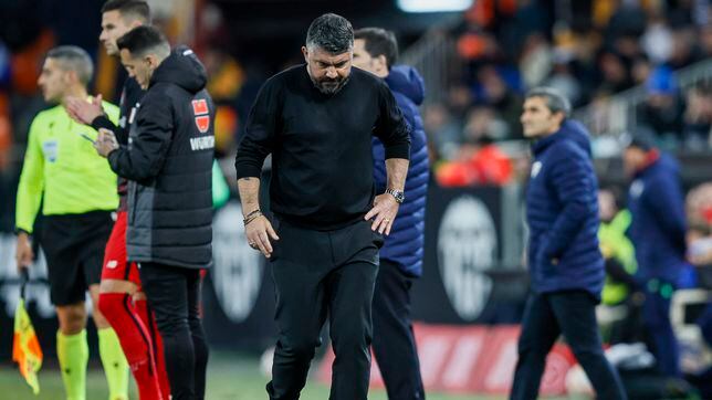 El Valencia de Gattuso se tambalea