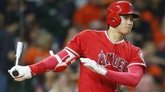 (FILES) In this file photo taken on September 22, 2018 Shohei Ohtani #17 of the Los Angeles Angels of Anaheim lines out to first base in the fourth inning against the Houston Astros at Minute Maid Park in Houston, Texas. - Los Angeles Angels two-way star Shohei Ohtani will undergo Tommy John surgery in the first week of the off-season, the team confirmed Tuesday September 25, 2018. (Photo by Bob Levey / GETTY IMAGES NORTH AMERICA / AFP)