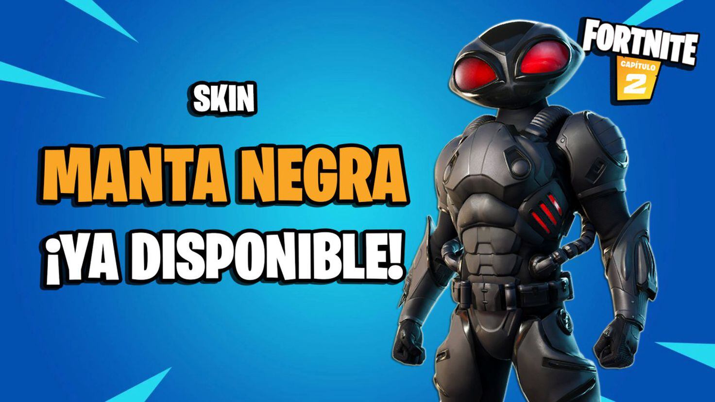 Fortnite: skin Manta Negra ya disponible; precio y contenidos - Meristation
