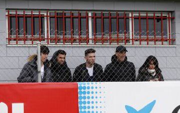 The Zidane family watched Atlético Madrid U12s in action against Real Madrid's U12s on Saturday.