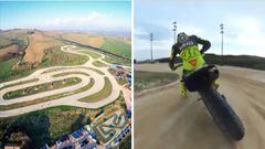 Rossi presume de su circuito de motos: Imágenes espectaculares