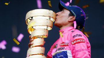 Tras el 2013 lleno de éxitos, el 2014 dejó sin palabras a toda Colombia. Este Giro es uno de los triunfos más importantes en la historia del deporte colombiano.