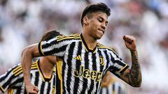 Kaio Jorge presiona a la Juventus