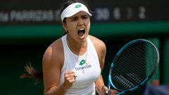 La tenista colombiana Maria Camila Osorio veni&oacute; a la rusa Anna Kalinskaya en la primera ronda de Wimbledon. Primer triunfo en cuadro principal de Grand Slam