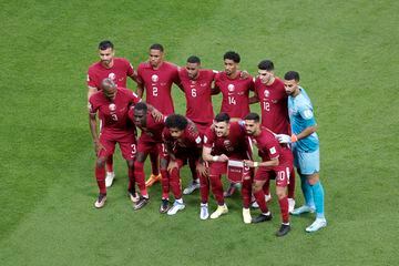 Once inicial de Qatar en el partido inaugural del Mundial de Qatar 2022.