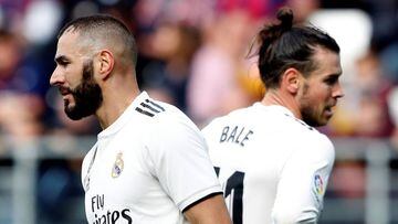 Benzema y Bale.
